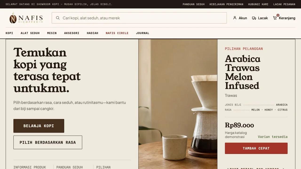 Nafis Beans project preview