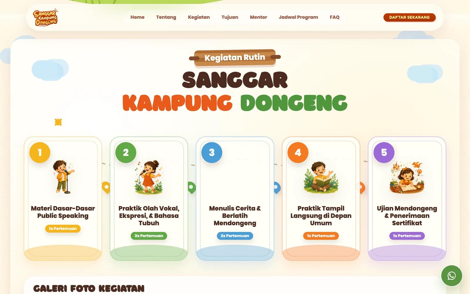 Sanggar Kampung Dongeng project preview