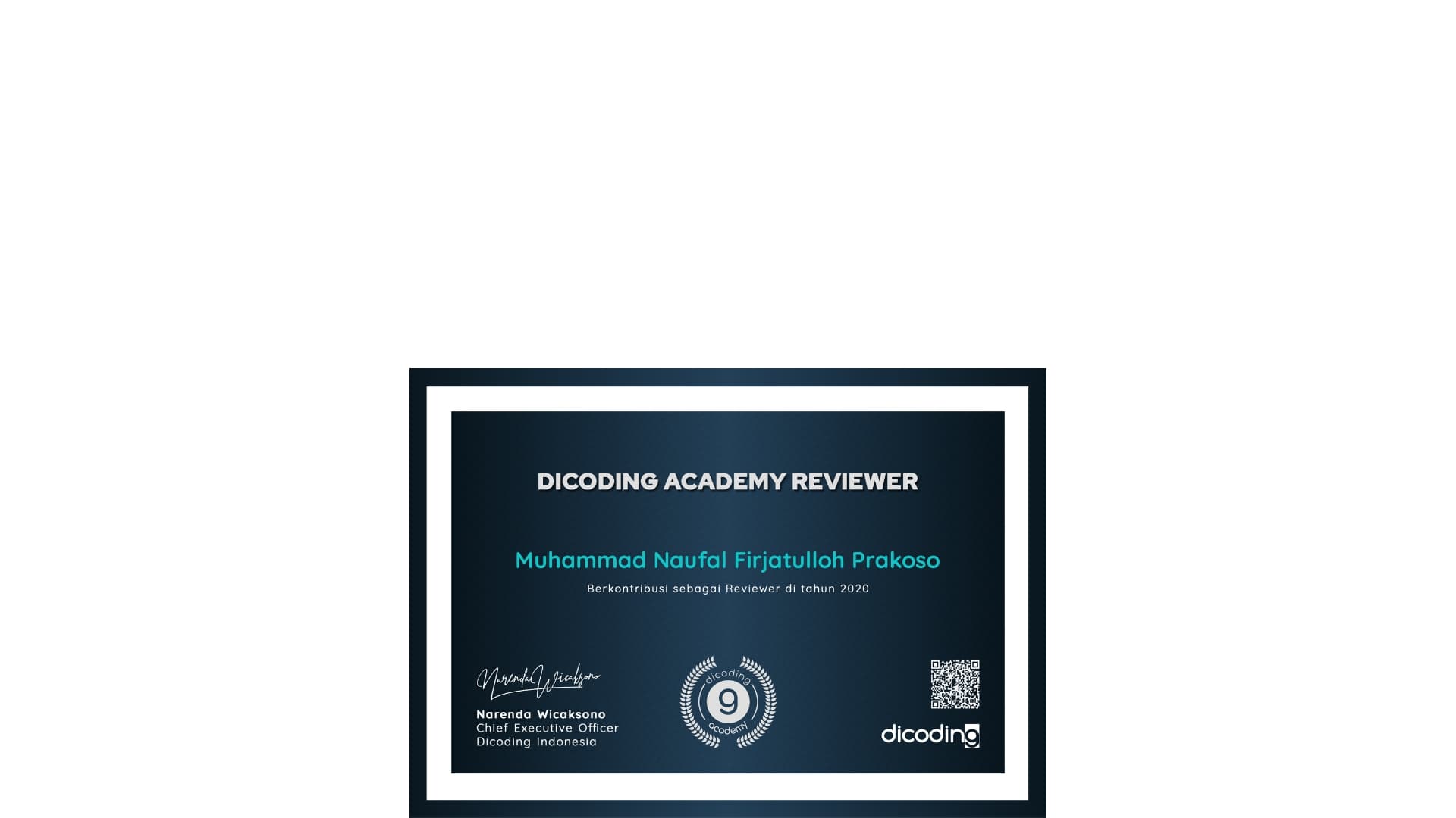 Dicoding Academy Reviewer