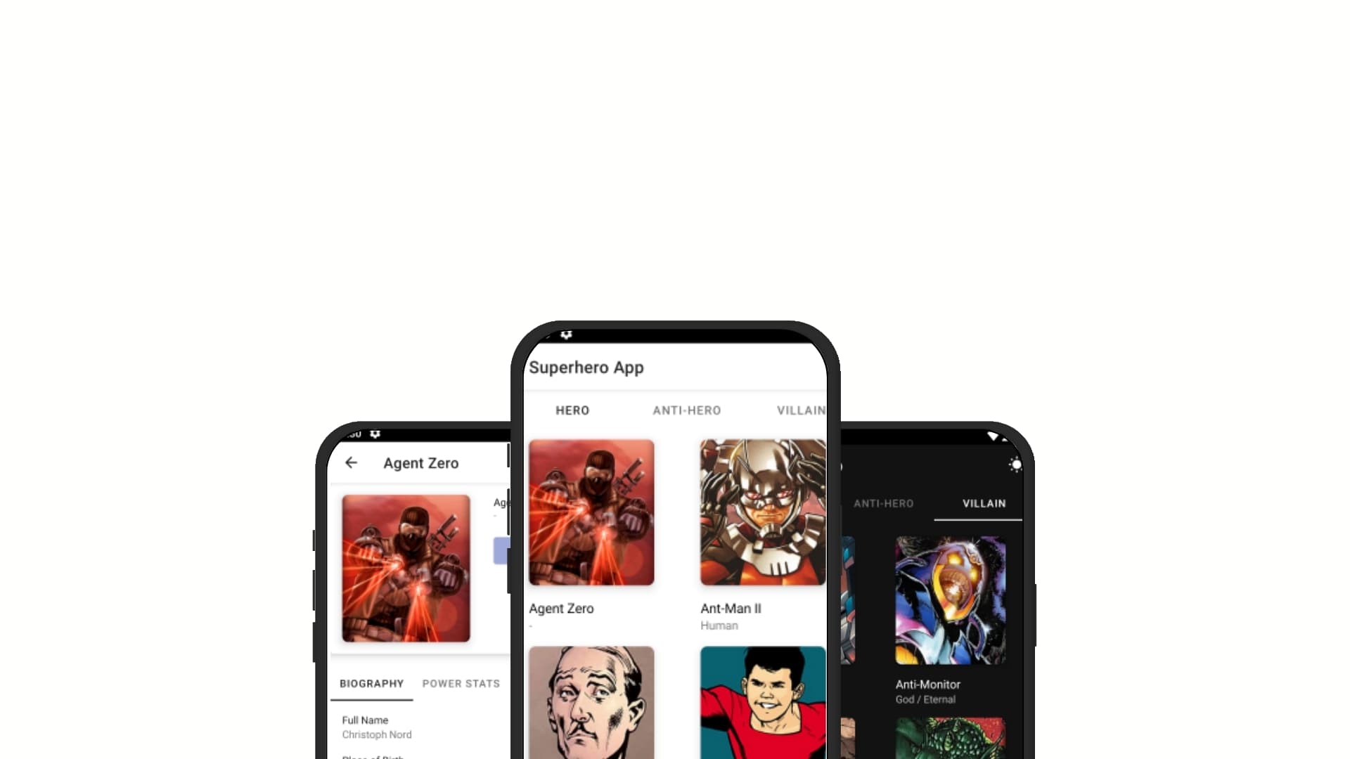 Comic Application - Superhero App