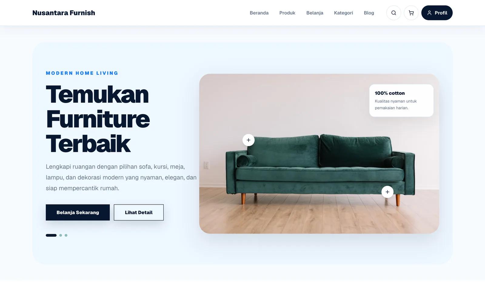 Furniture E-Commerce preview